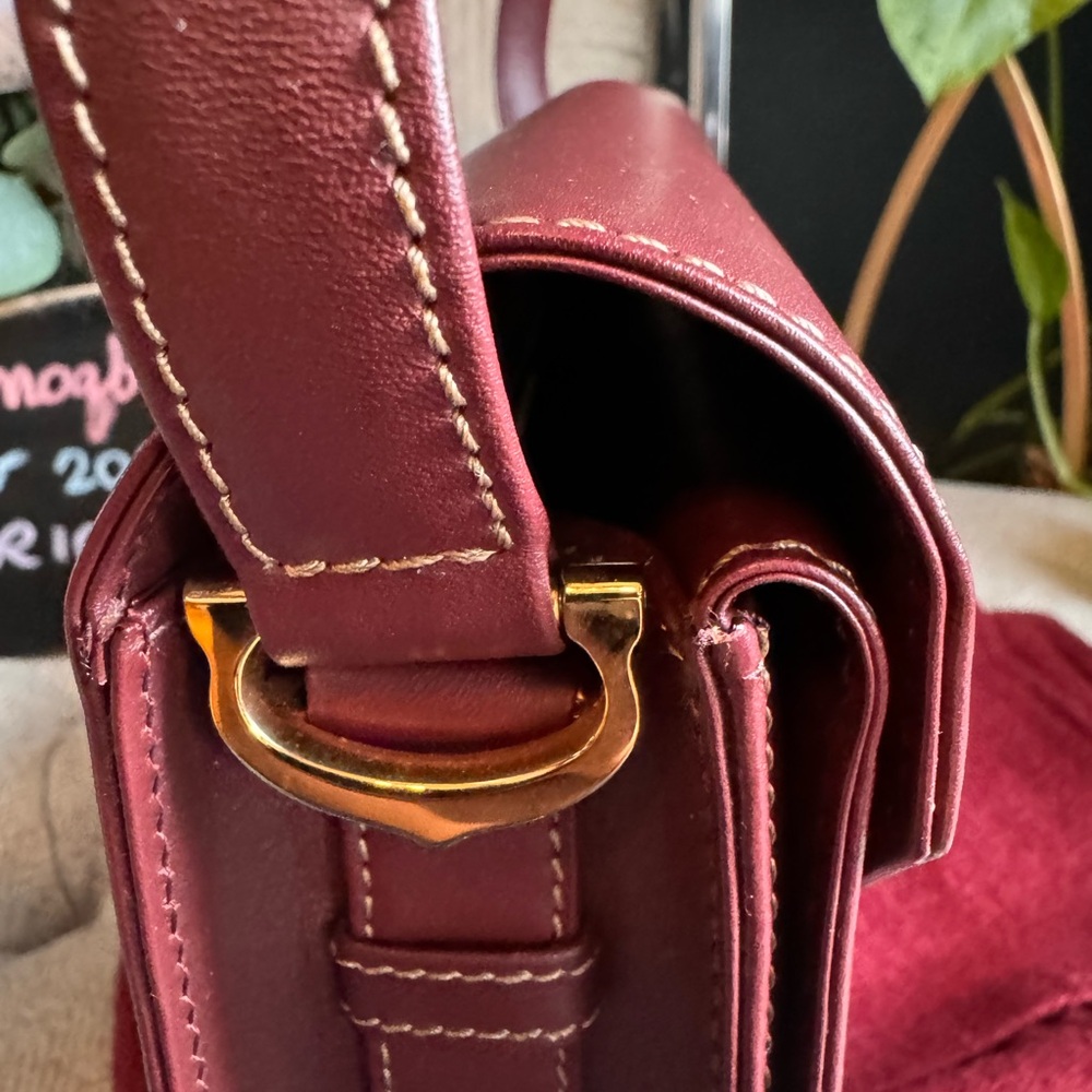 🌹SOLD on website🌹 Cartier Must de Cartier vintage leather crossbody - Picture 2 of 16